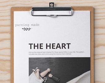 THE HEART Blanket Knitting Pattern