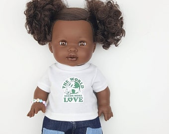 n e w THE LOVE TSHIRT for 34 cm Dolls