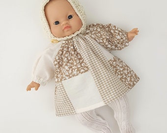 THE PATCHWORK DRESS for 28 cm Dolls