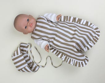 n e w THE RUFFLED SLEEPSACK for 34 cm Dolls