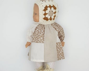 n e w THE PATCHWORK DRESS for 34 cm Dolls