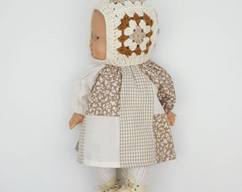 THE PATCHWORK DRESS for 34 cm Dolls