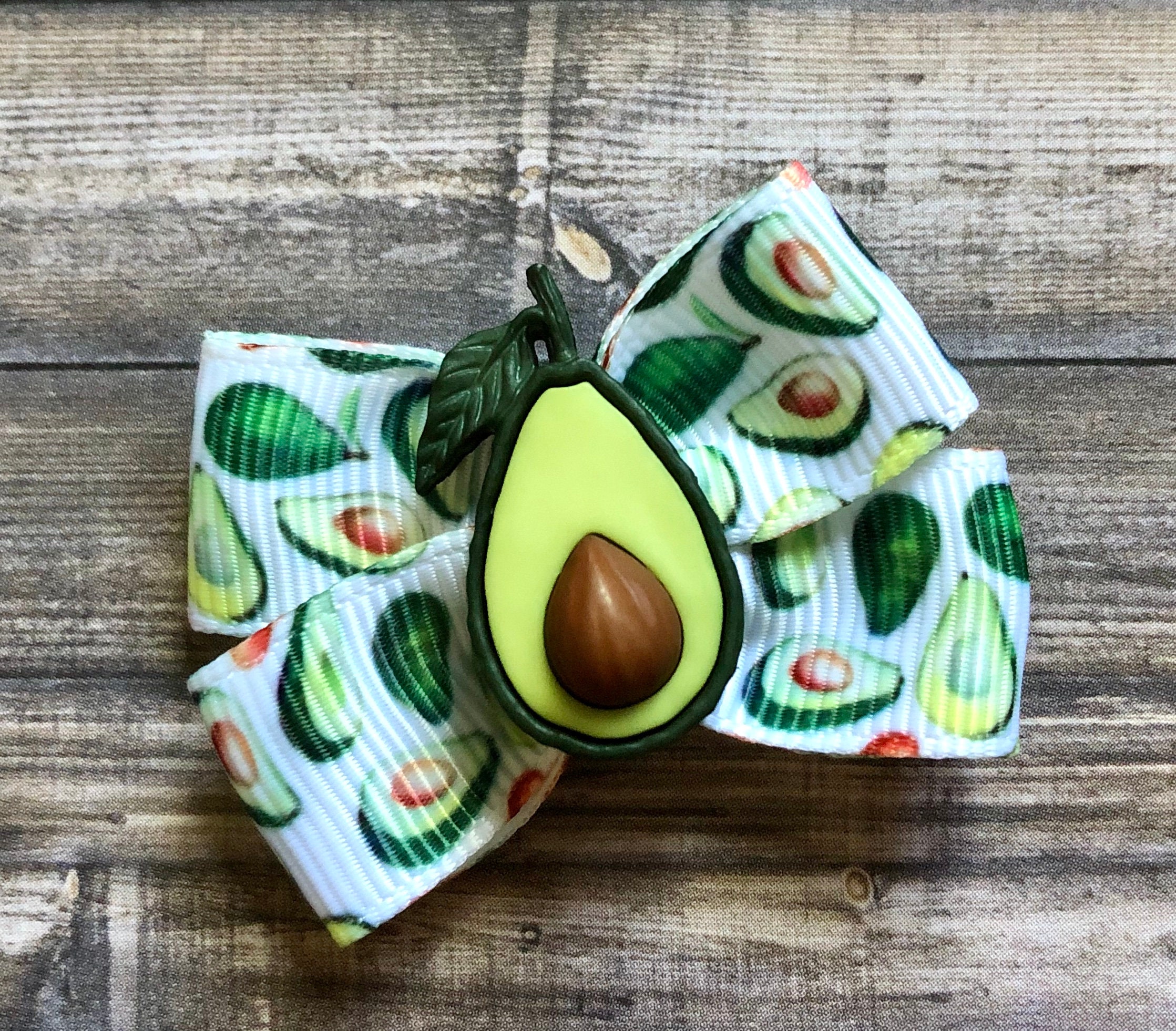 Avocado Säugling oder Hund HaarschleifeWinzige Avocado Etsy