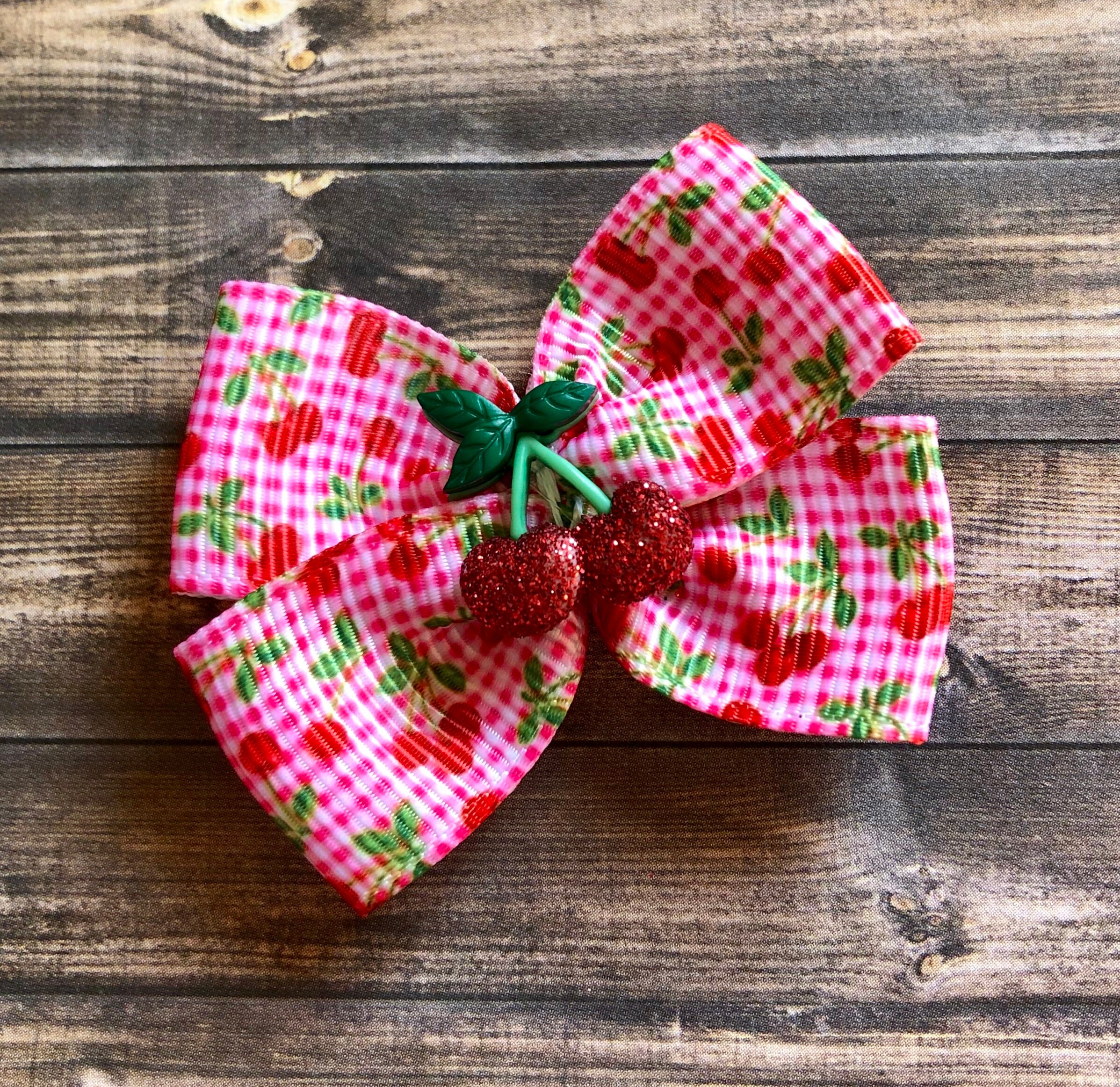 Kirsche Kleinkind oder Hund HaarschleifeTiny Cherry Dog Etsy