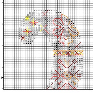 Patterns Silhouette Cat Ornament Embroidery Cross Stitch Instant Download Pdf File Digital Format for Printing Cat Sampler Decor Handwork image 9