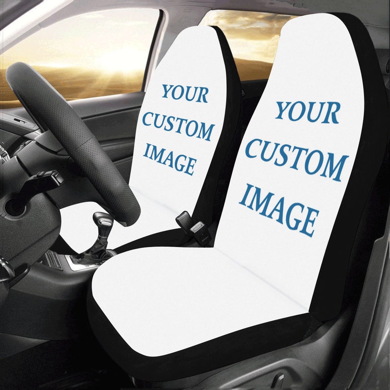 Custom Car Seat Covers Set of 2 car seat cover Custom Auto Etsy