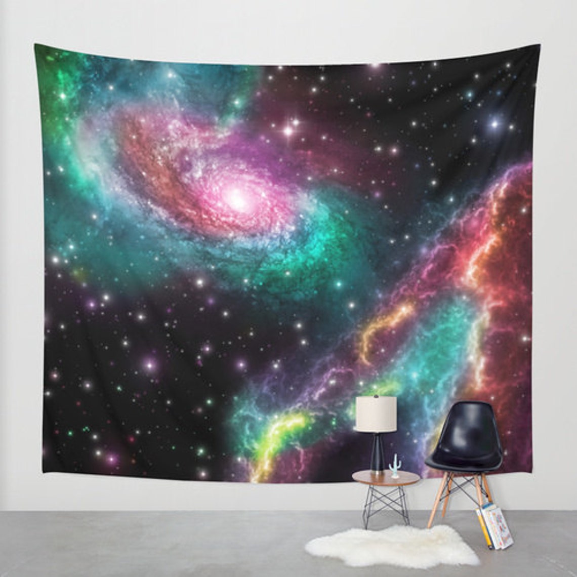 Colorful Space Wall Tapestries Galaxy Wall Tapestry Art Nebula Etsy New Zealand