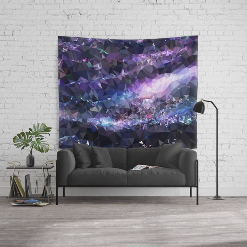 Abstract Tapestry Colorful Tapestry Wall Tapestries Purple Galaxy