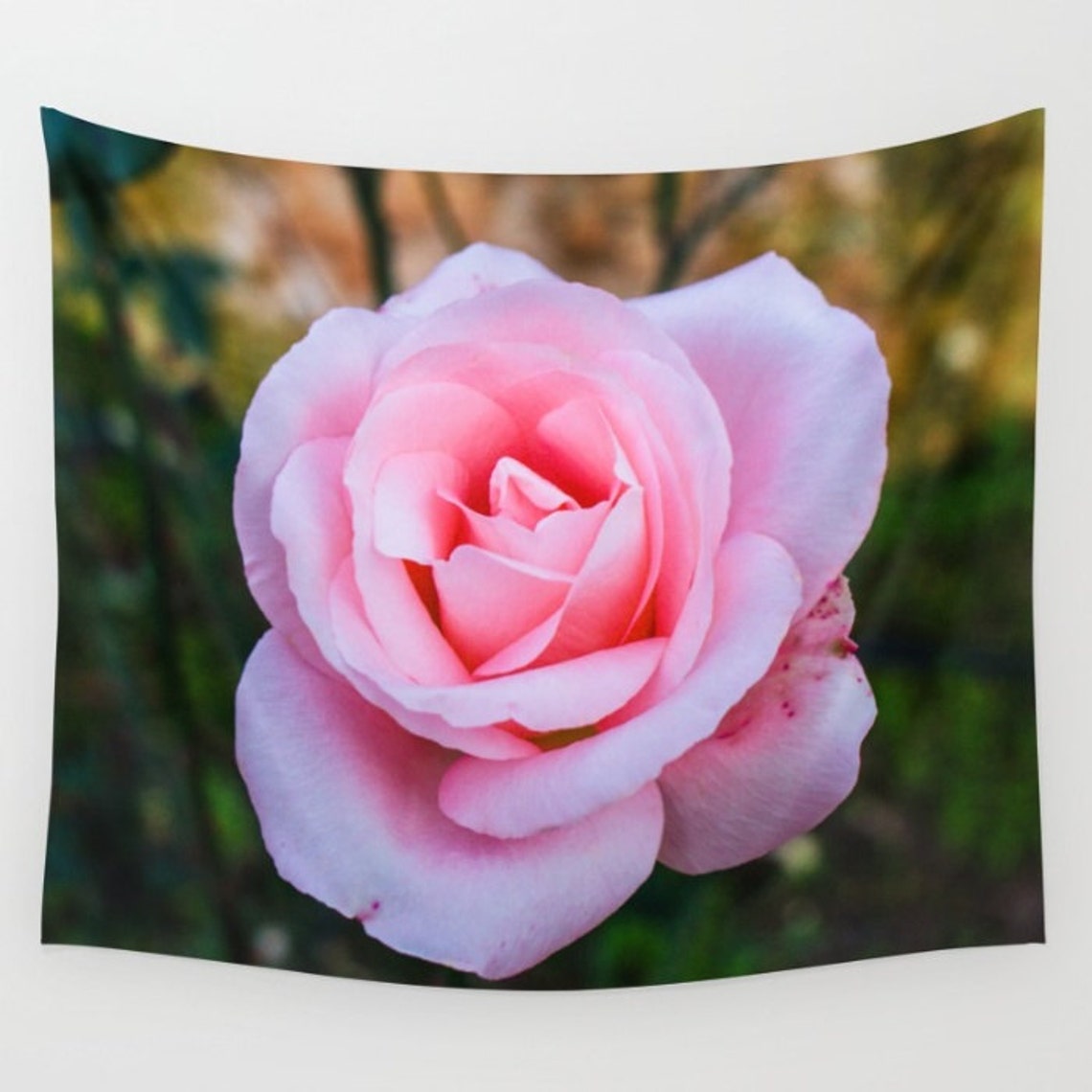 Rose Tapestry Flower Tapestry Pink Rose Wall Hanging Tapestry Etsy UK