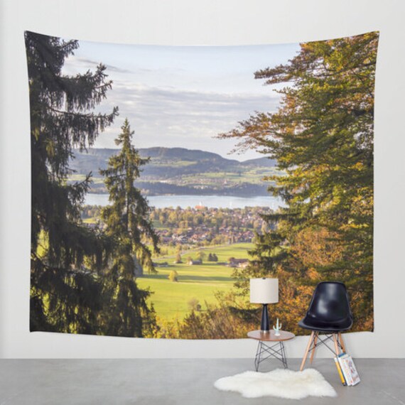 Forest Tapestry Photo Tapestry Nature Tapestry Landscape Etsy