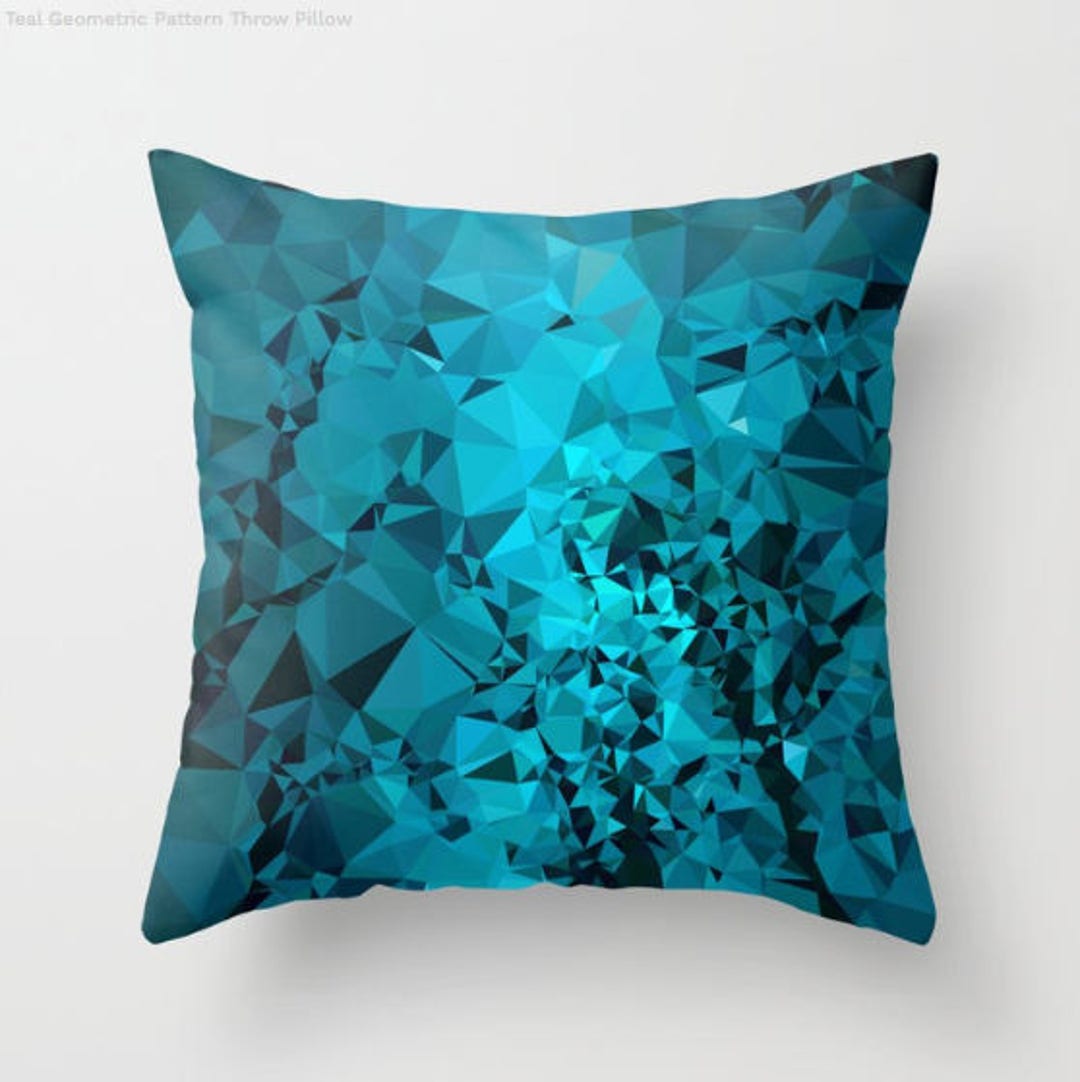 Teal Pillow Cover Tourquise Pillow Cover Throw Pillow Cushion Covers