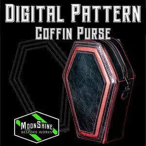 Coffin Zipper Top Bag PDF Pattern