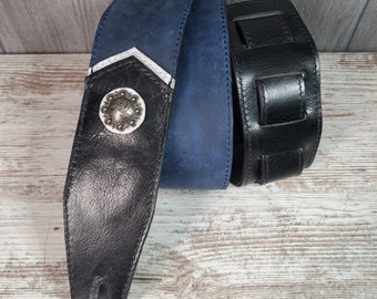 Handmade Leather Adjustable Guitar Strap