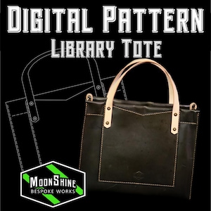 Medium Library Tote PDF Pattern