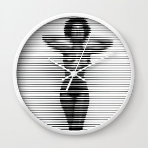 Artistic Clock Shasta Wonder Horizontal Black and White Mosaic - Etsy