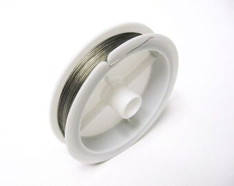 Steel silk, jewelry wire, jewelry wire, 0.30 mm on a spool approx. 100 m