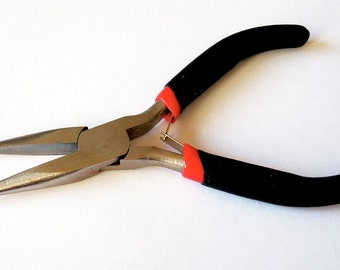 Jewelry Pliers, Flat Pliers Black Red, Jewelry Tool, Jewelry Making