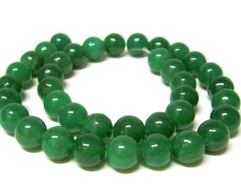 10 mm Jade Green, chain strand