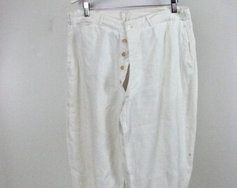 1910/20s Herren Leinen Schlüpfer.....AUTHENTIC.....grösse Large