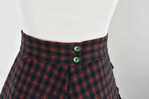 1940/50s  Red, Green & Black  Rockabilly  Check W… - image 7