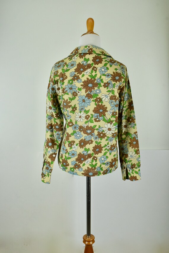 1960/70s Floral Blouse by Laura Mae.........UNWOR… - image 5