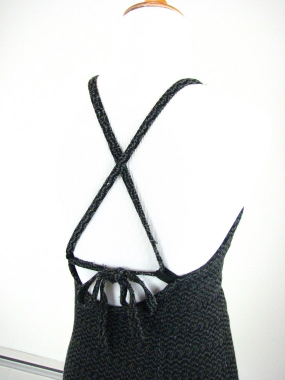 1930s Grey &  Black Knit Swimsuit...,.......... S… - image 5