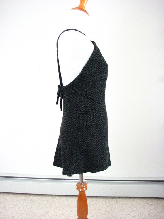 1930s Grey &  Black Knit Swimsuit...,.......... S… - image 7