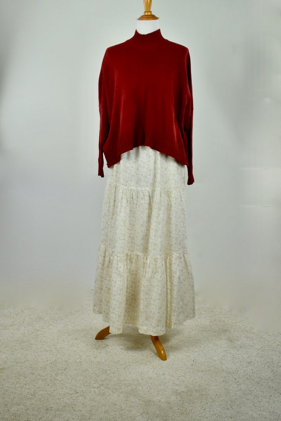 ESKANDAR  Floral Linen  Full  Skirt ...... Lagenlo