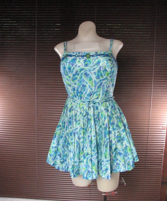 1960s Gabar Swimsuit with Matching Cover Up.......
