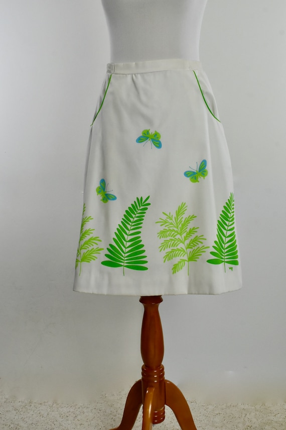 1960/70s VESTED GENTRESS Summer Skort / Skirt ...