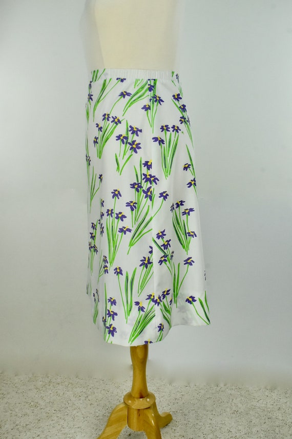 1960/70s VESTED GENTRESS  Summer Floral Skirt ...… - image 5