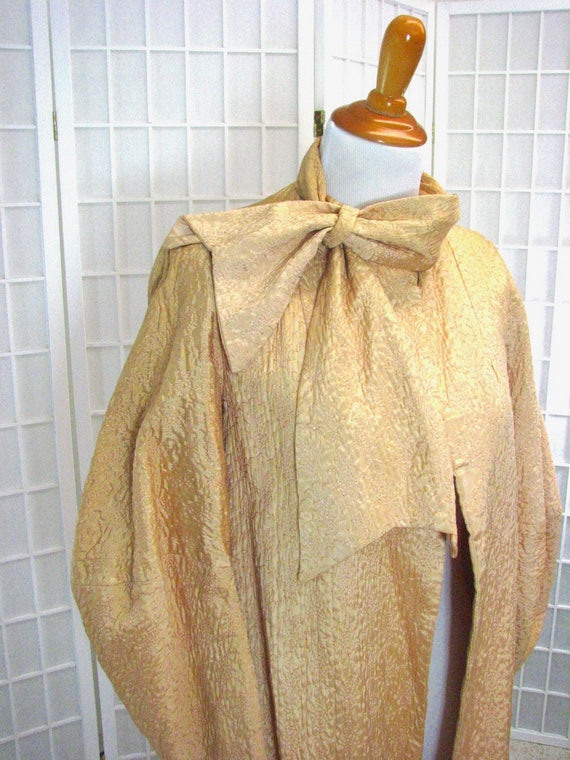 1920/30s Butterscotch Deco Embroidered Jacket ...… - image 1