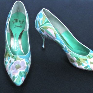 1950s Mijji  Stiletto Heels Unworn/  sz 8 AA