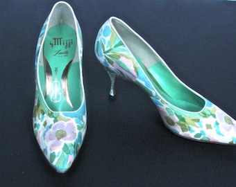 1950s Mijji  Stiletto Heels Unworn/  sz 8 AA