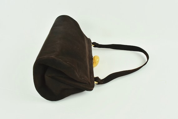 1940s  KORET Brown Suede  Handbag..........Fabulo… - image 6