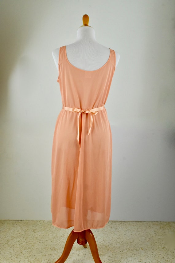 1960s CANTALOUPE  Nylon Nightgown / Unworn - MINT… - image 5