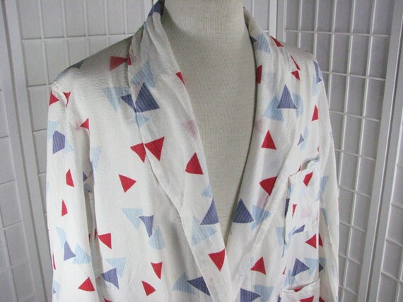 mens seersucker bathrobe