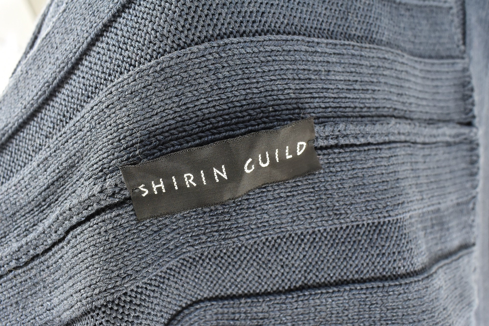 1990s SHIRIN GUILD Denim/ Navy Blue Cotton Pullover Mint - Etsy