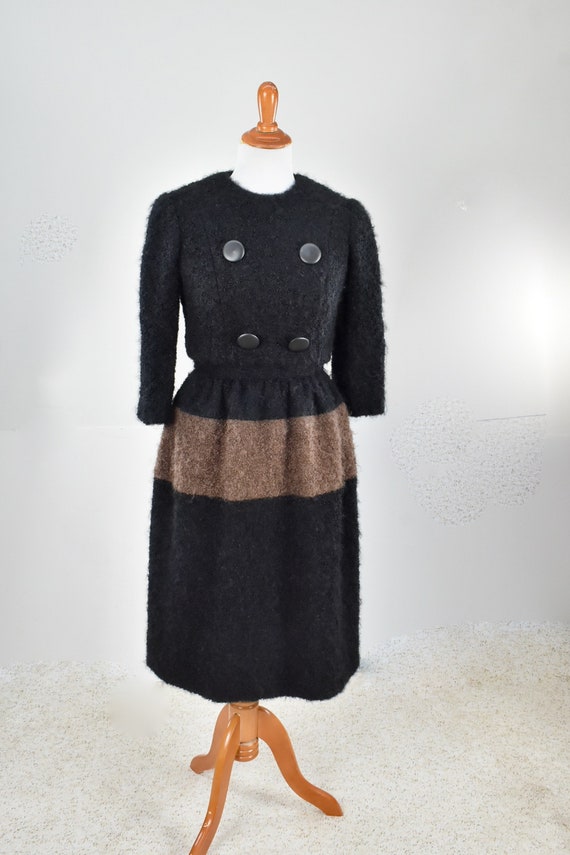 1960s Ferdinando SARMI Mohair Boucle Dress ... so… - image 1