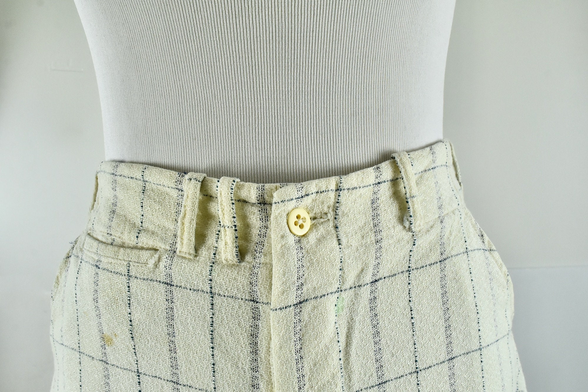 1920/30s Ivory & Blue Linen Knickers..... women's Etsy