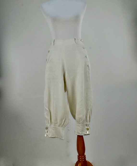 1920s Womens Ivory Linen Knickers. ..... AUTHENT