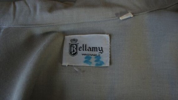 1950s Taupe Embroidered Bellamy Shirt........sz 1… - image 5