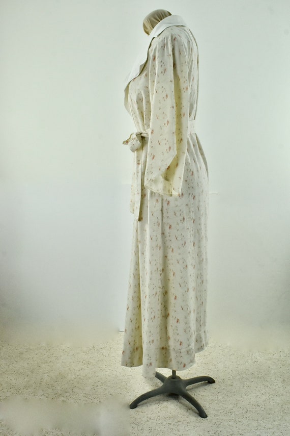 1920/30s Art Deco Textured Cotton Robe........ si… - image 5