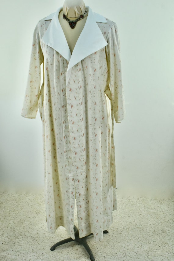 1920/30s Art Deco Textured Cotton Robe........ si… - image 8