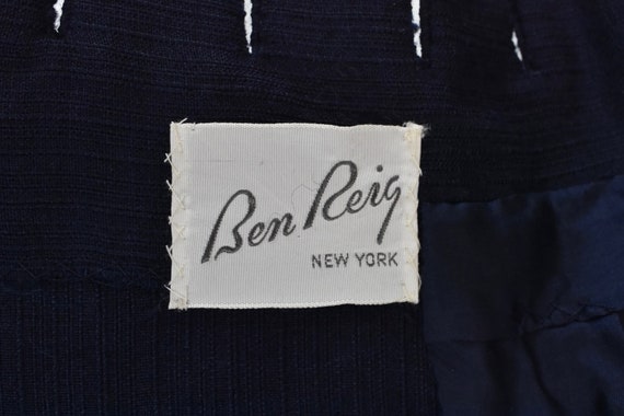1950s BEN REIG Navy Blue  Suit ...  Mint  Conditi… - image 8