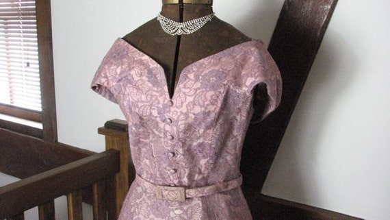 knee length dresses for ladies Drop Waist Lace Dress main image 1