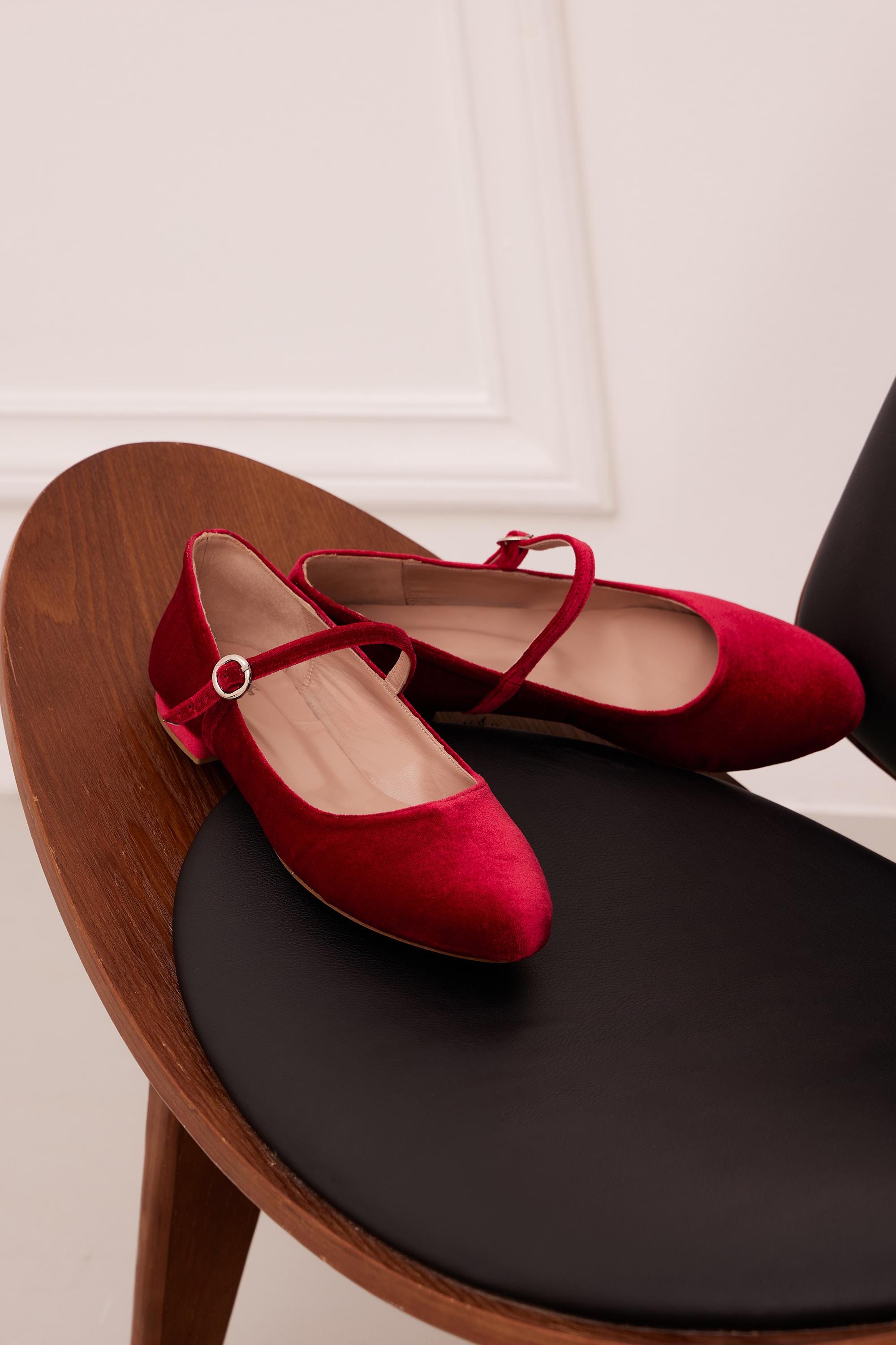 GIOSEPPO Scarpe Mary-Jane Effetto Vernice SODUS, Bordeaux, 35 EU - Foto 10