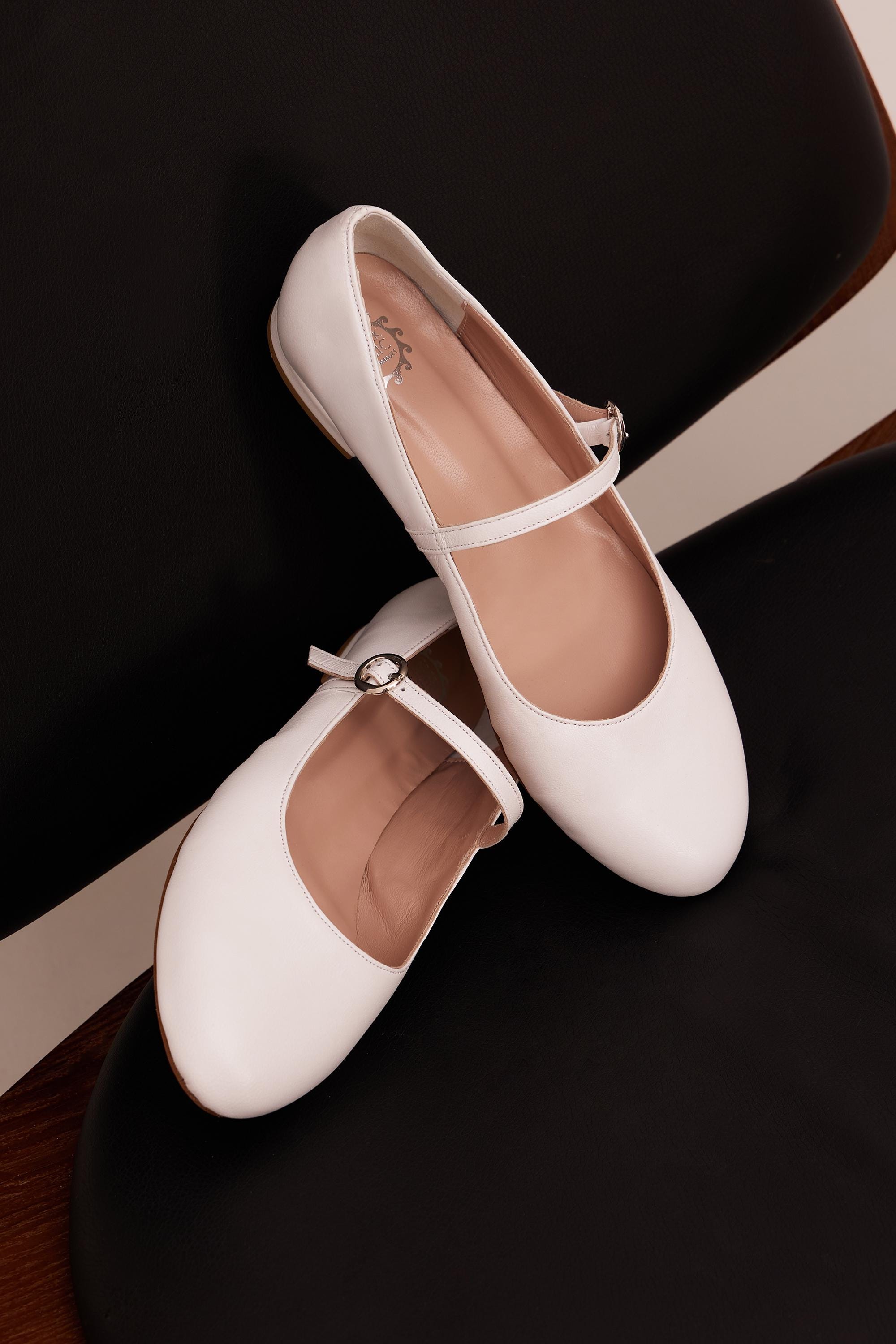 Ballet Flats For Women LADIES IVORY LACE EMBELLISHED HIGH HEEL