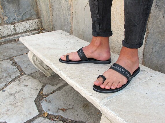 greek toe ring sandals