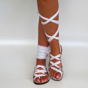 Greek Flat Gladiator Sandals for Women
